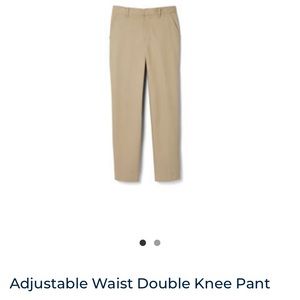NEW 4 pairs of Boys French Toast Uniform Pants Relaxed Fit, Double Knew, size 14